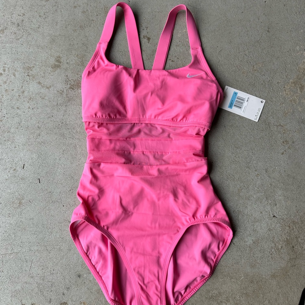 Nike Fuchsia One-Piece Swimsuit - Picture 4 of 6